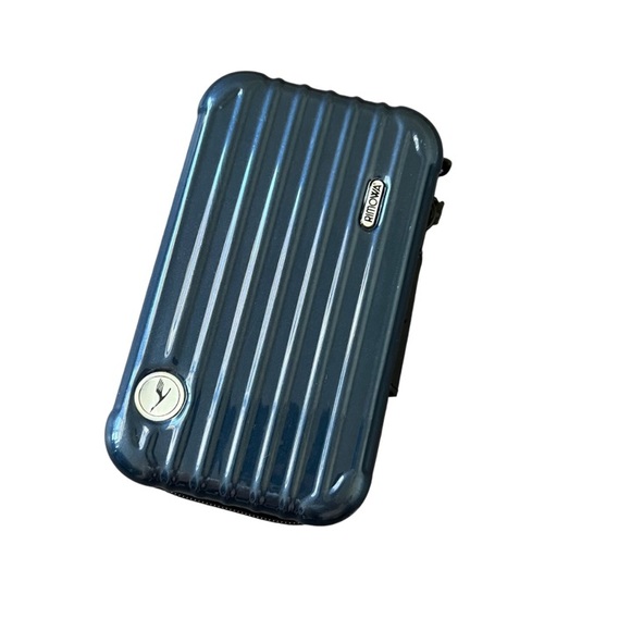 RIMOWA Handbags - Rimowa Luggage Amenity Kit Case Toiletries Travel Blue Zip Pouch One Size